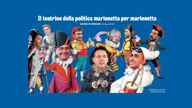 Il teatrino delle maschere politiche - Marcello Veneziani
